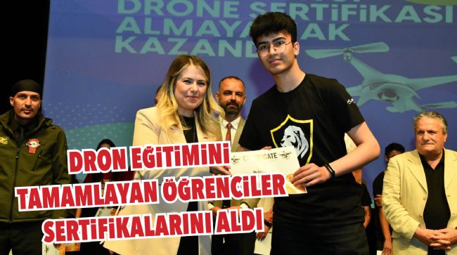 YENİŞEHİR’DE ÖĞRENCİLER SERTİFİKALARINI ALDI