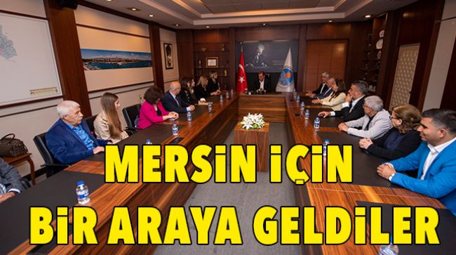 KENT KONSEYİ ÜYELERİ İLE BİR ARAYA GELDİ