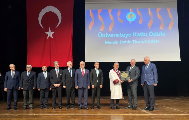 MDTO'na 'Üniversiteye Katkı Ödülü' verildi