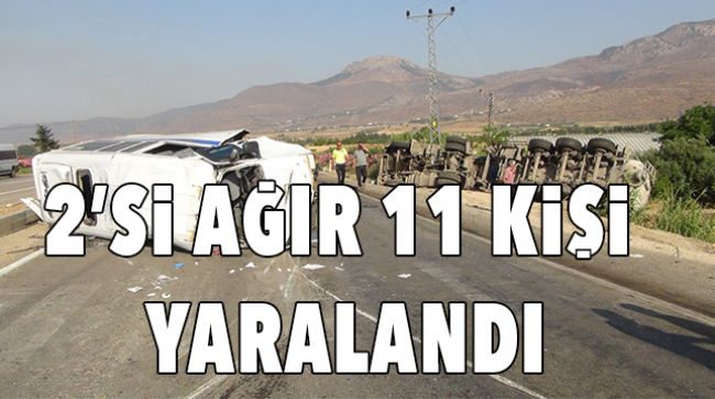 ÖĞRENCİ SERVİSİ VE TIR ÇARPIŞTI