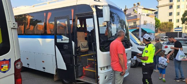Mersin'de okul servislerine sıkı denetim