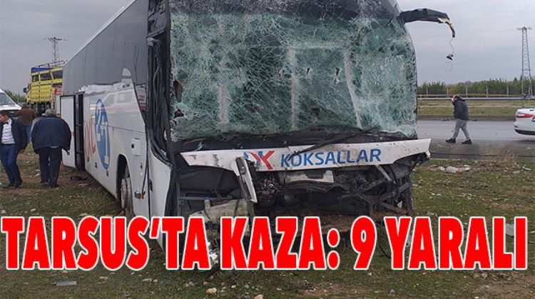 KAMYON İLE YOLCU OTOBÜSÜ ÇARPIŞTI