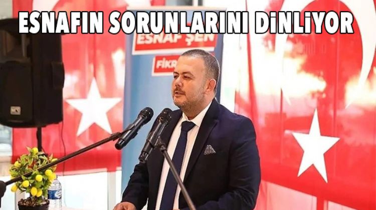 FİKRET ŞEN’E ERDEMLİ ESNAFINDAN BÜYÜK DESTEK