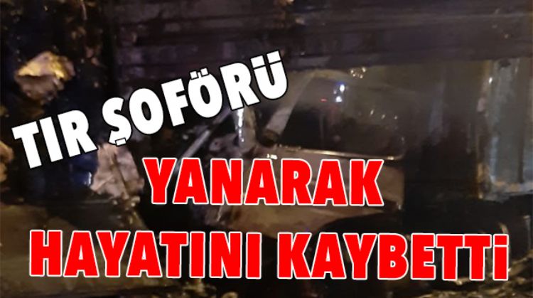 KAZA YAPAN TIR YANDI