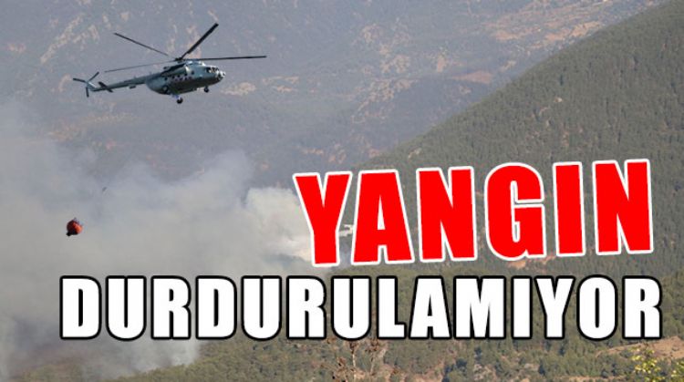 AYDINCIK’TA Kİ YANGIN DEVAM EDİYOR