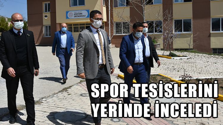 DEMİR, ÇAMLIYAYLA’DAKİ TESİSLERİ İNCELEDİ
