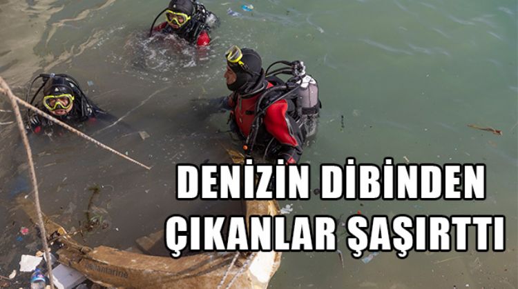 MERSİN’DE DENİZDEN 2 HAFTADA 25 METREKÜP ATIK ÇIKARILDI