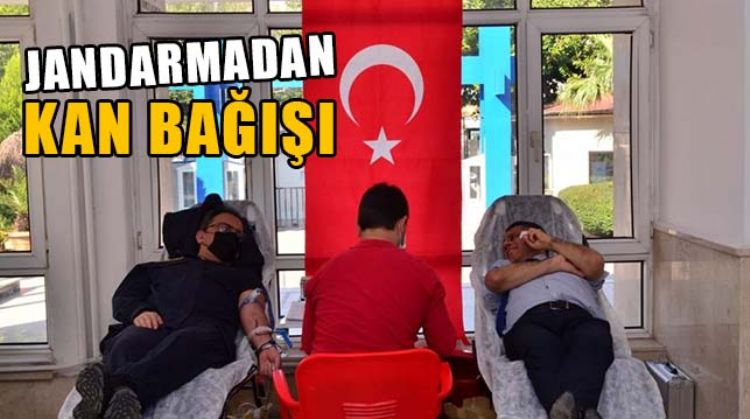 MERSİN’DE İL JANDARMA KOMUTANLIĞI PERSONELLERİ KAN BAĞIŞINDA BULUNDU