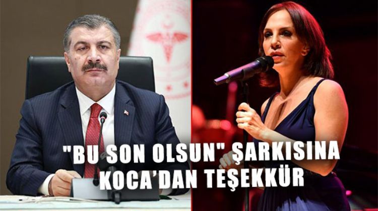 KOCA’DAN  SERTAB ERENER’E TEŞEKKÜR