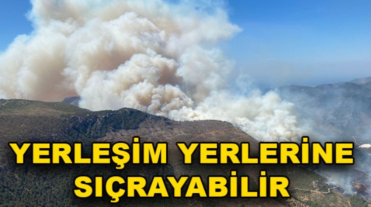 YANGIN RÜZGARIN ETKİSİYLE BÜYÜDÜ