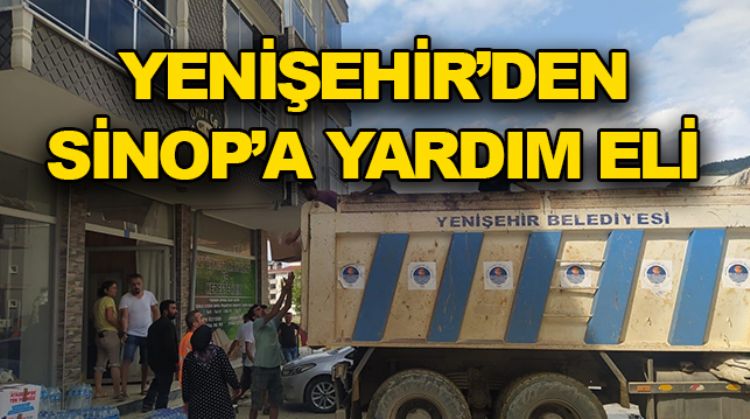 YENİŞEHİR’DEN SEL BÖLGESİNE YARDIM