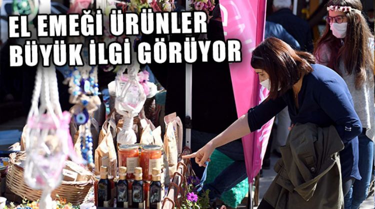 MERSİN'DE KADIN ÜRETİCİ KOOPERATİFLERİNİN STANDI İLGİ GÖRÜYOR