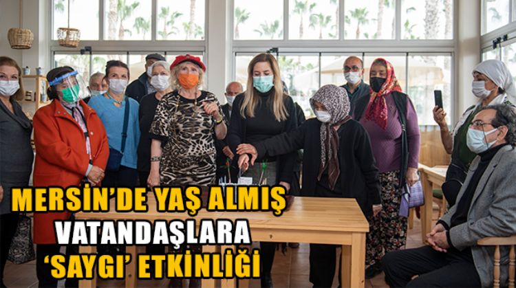 MERSİN BÜYÜKŞEHİR, 65 YAŞ ÜSTÜ VATANDAŞLARI YÖREDEN KAFE’DE AĞIRLADI