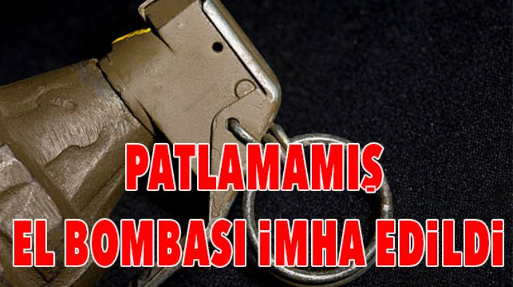 KAYALIKLARDA EL BOMBASI BULUNDU