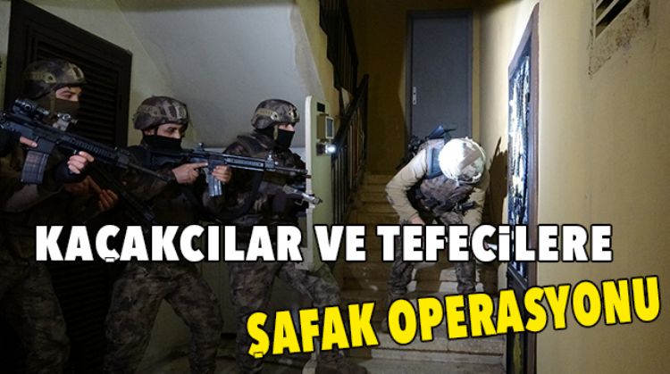 POLİS EKİPLERİNDEN 35 ADRESE BASKIN