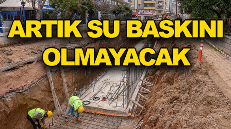 BÜYÜKŞEHİR’DEN SU BASKININA ÇÖZÜM