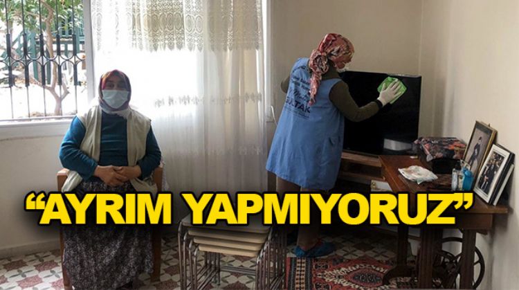 AKDENİZ BELEDİYESİ YARDIMA DEVAM EDİYOR