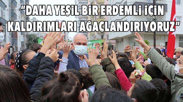 ÇOCUKLAR TEMA VAKFI İLE BİRLİKTE FİDAN DİKTİ