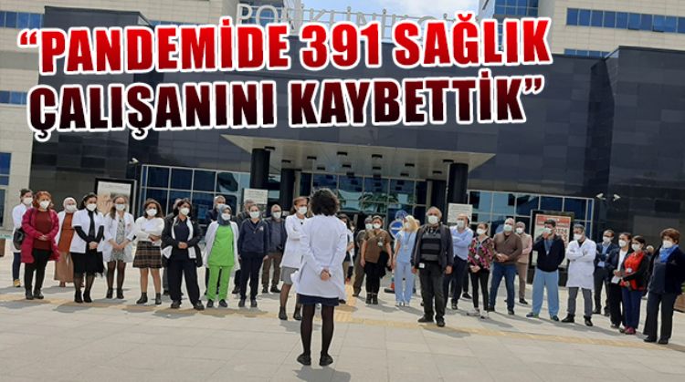 MERSİN’DE PANDEMİDE KAYBEDİLEN SAĞLIK ÇALIŞANLARI ANILDI