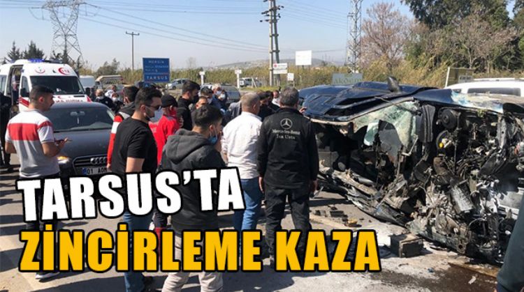 TARSUS’TA 3 ARAÇ BİRBİRİNE GİRDİ