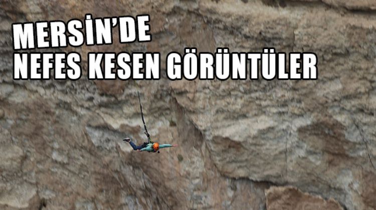MERSİN’DE 8 ÜLKEDEN 160 SPORCU ROPE JUMPİNG YAPTI