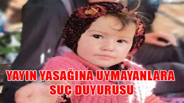 MÜSLÜME’NİN HABER İLE İLGİLİ OLAN YAYIN YASAĞINA UYMAYANALRA CEZA