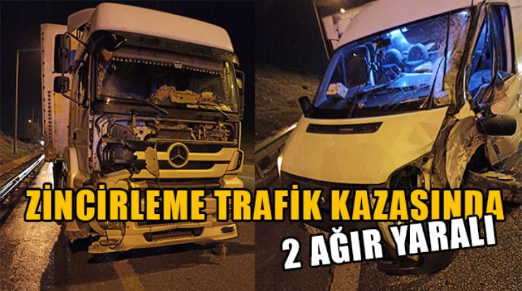 TARSUS'TA 3 ARACIN KARIŞTIĞI ZİNCİRLEME KAZADA 2 KİŞİ AĞIR YARALANDI