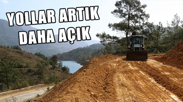 ANAMUR’DA 7 MAHALLEDE YOLLARIN İYİLEŞTİRİLME ÇALIŞMALARI SÜRÜYOR