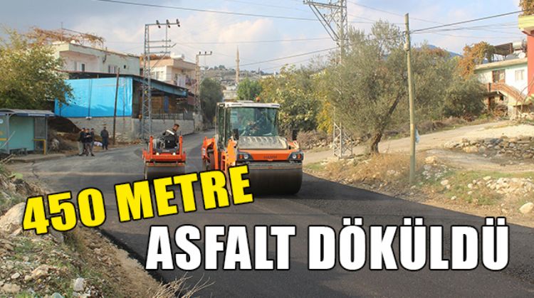 YOL ÇALIŞMALARI SON HIZ DEVAM EDİYOR