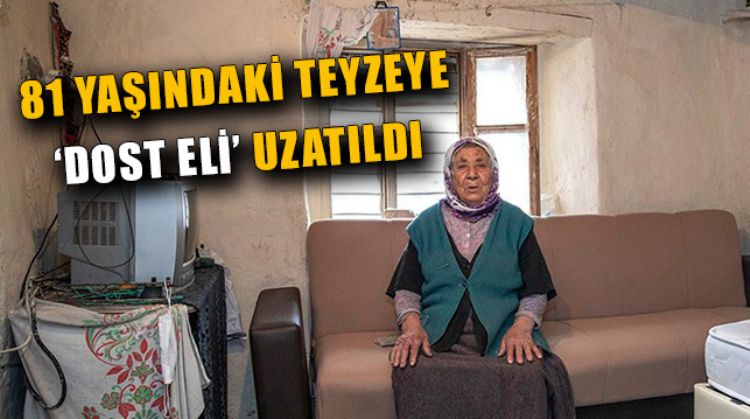 MERSİN’DE 81 YAŞINDAKİ EMİŞ ÇATAL’IN YARDIMINA BÜYÜKŞEHİR KOŞTU