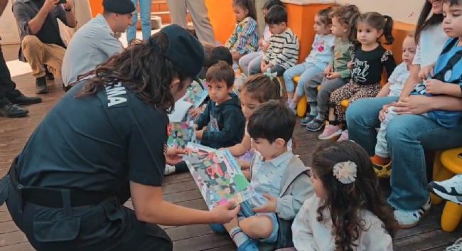 Mersin’de jandarma personeli çocuklarla etkinlik yaptı