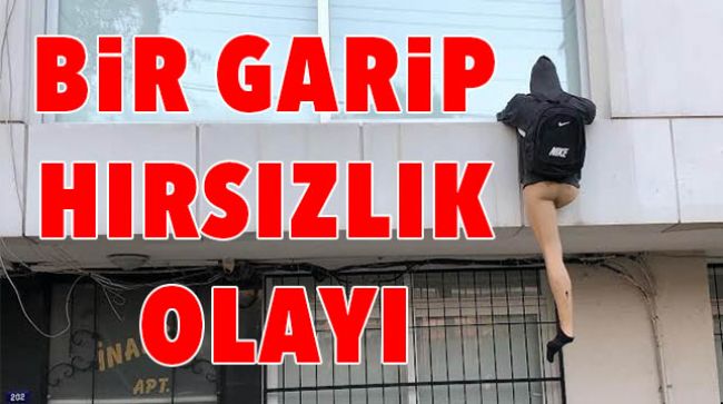 “EVE TIRMANAN HIRSIZ” MANKENİN PANTOLONUNU ÇALDILAR