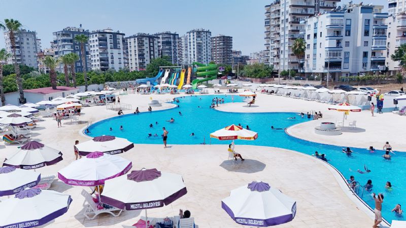 MEZİTLİ BELEDİYESİ SU PARKI YAZ SEZONUNA KAPILARINI AÇTI