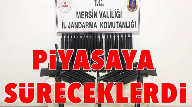 KAÇAK AV TÜFEKLERİ ELE GEÇİRİLDİ
