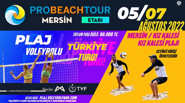 PRO BEACH TOUR’UN MERSİN ETABI HAZIR
