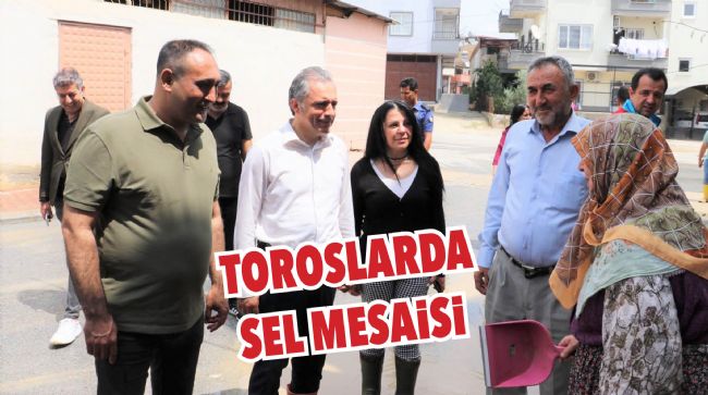 BAŞKAN YILMAZ, SELDEN ETKİLENEN VATANDAŞLARI ZİYARET ETTİ