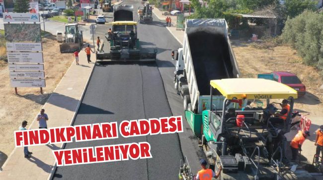 FINDIKPINARI CADDESİ YENİLENİYOR