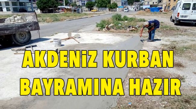 AKDENİZ’DE KURBAN SATIŞ VE KESİM YERLERİ BELİRLENDİ