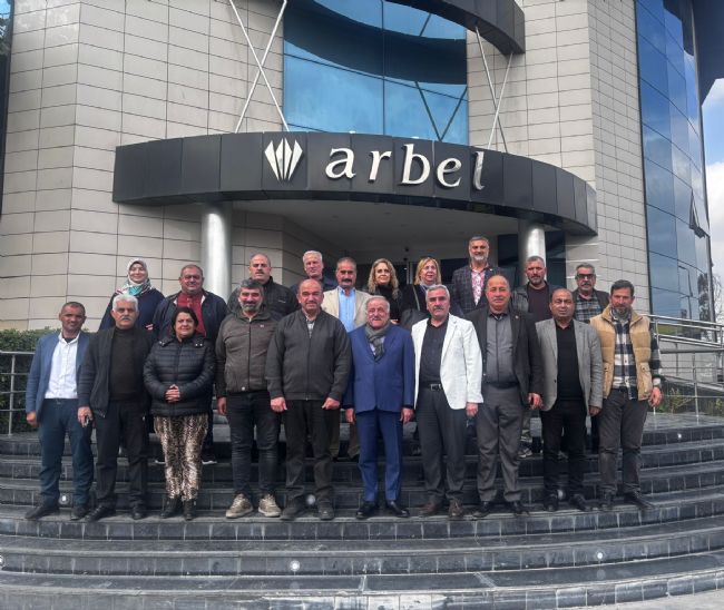 Mersin Muhtarlar Derneği’nden Arbel’e ziyaret