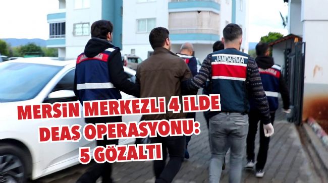 TERORİSTLER KISKIVRAK YAKALANDI: 5 GÖZALTI