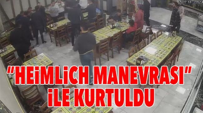 SOLUK BORUSUNA YEMEK KAÇTI, İŞ YERİ SAHİBİ İMDADINA KOŞTU