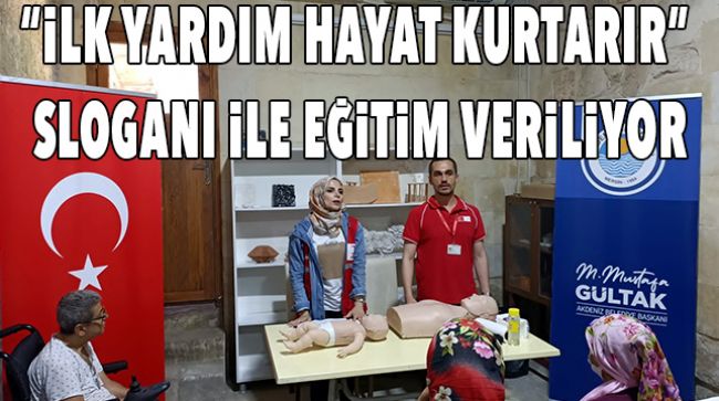 VATANDAŞLARA İLK YARDIM EĞİTİMİ VERİLDİ
