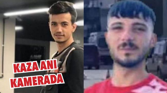 2 GENCİN HAYATINI KAYBETTİĞİ FECİ KAZA KAMERADA