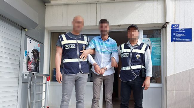 HIRSIZLIK YAPARKEN SUÇÜSTÜ YAKALANDI