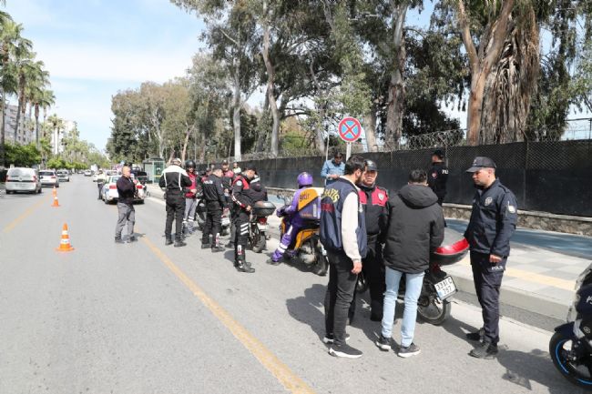 Mersin'de motosiklet hırsızlığına karşı uygulama