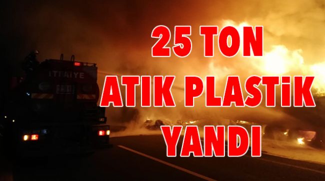 SEYİR HALİNDEKİ TIR’DA YANGIN ÇIKTI