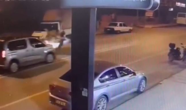 Kaza Anları Kamerada