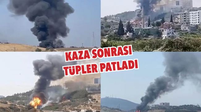ALEVLER VE DUMANLAR KİLOMETRELERCE UZAKTAN GÖRÜLDÜ