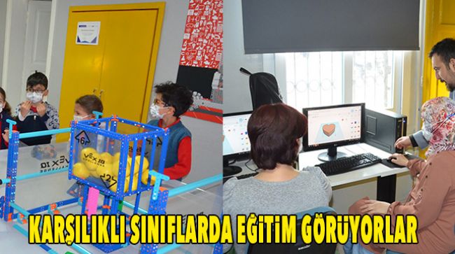 ANNE VE ÇOCUKLAR BİRLİKTE ÖĞRENİYORLAR
