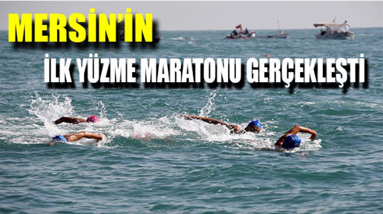 MERSİN SOLİ POMPEİPOLİS YÜZME MARATONUNUN İLKİ GERÇEKLEŞTİ